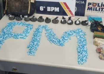 Polícia Militar prende três suspeitos e apreende 830 porções de cocaína em Cáceres